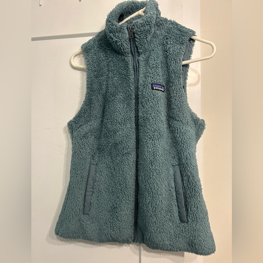 Patagonia Sherpa Vest in Seafoam Green